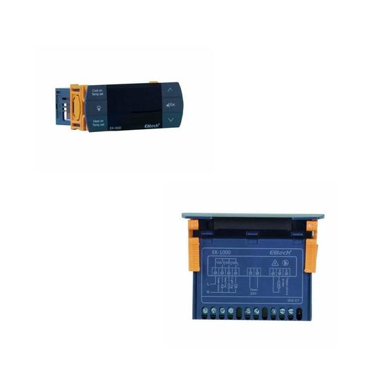 Imagem de Controlador Digital Temperatura Ek-1000 2 Sensores 220V