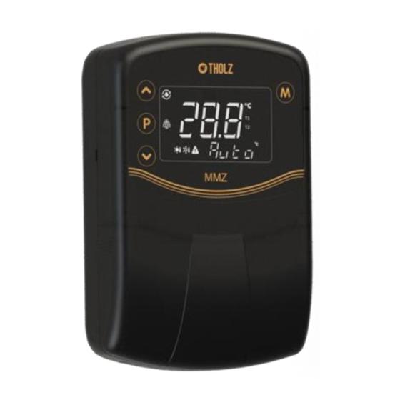 Imagem de Controlador Digital Temperatura Tholz Preto 220Vca - Mmz1482n 