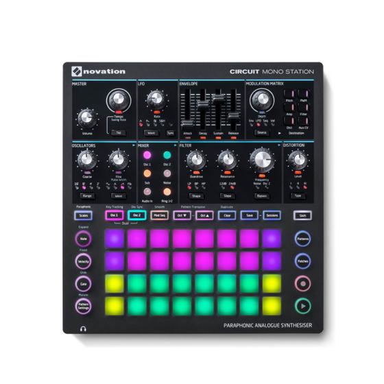 Imagem de Controlador e Sintetizador Circuit Mono Station Novation