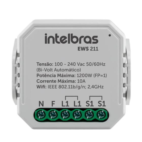 Imagem de Controlador Inteligente EWS 211 Interruptor WI-FI Intelbras