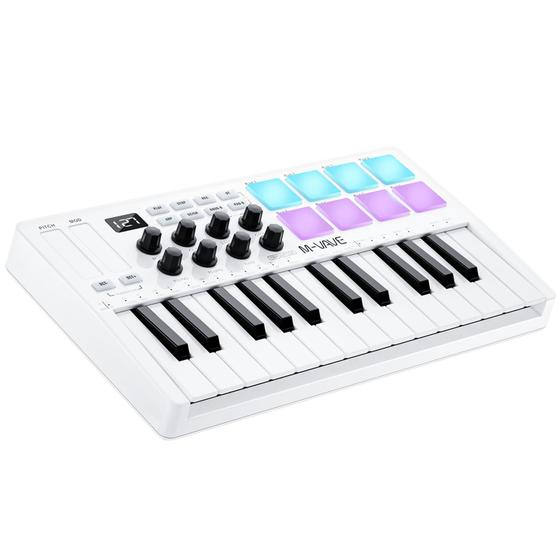 Imagem de Controlador MIDI M-WAVE de 25 Teclas com Pads de Bateria Bluetooth