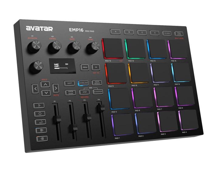 Imagem de Controlador MIDI Pad HXW EMP16 Beat Maker com Bluetooth