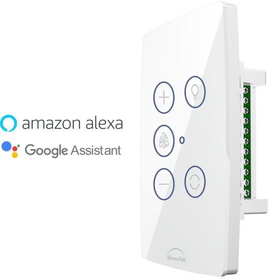 Controlador para Ventilador de Teto WiFi Branco - Caixa 4x2 Menor preço em Controlador para Ventilador de Teto WiFi Branco - Caixa 4x2