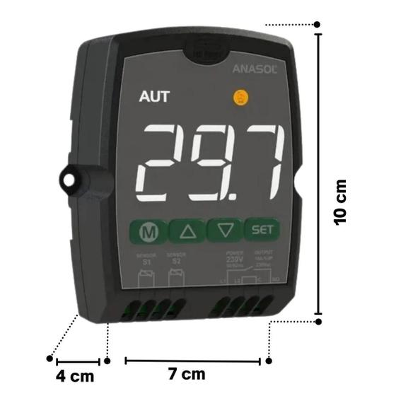 Imagem de Controlador Temperatura Digital Controlador Full Gauge 220v