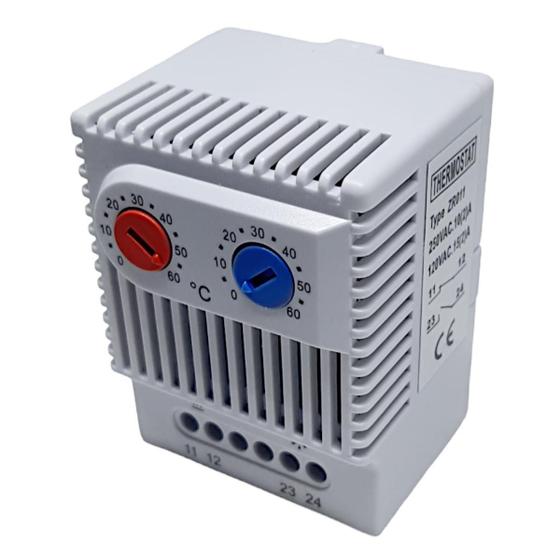 Imagem de Controlador Termostato Duplo ZR 011 - Aquecimento e Refrigeração - 50x66,5x44mm