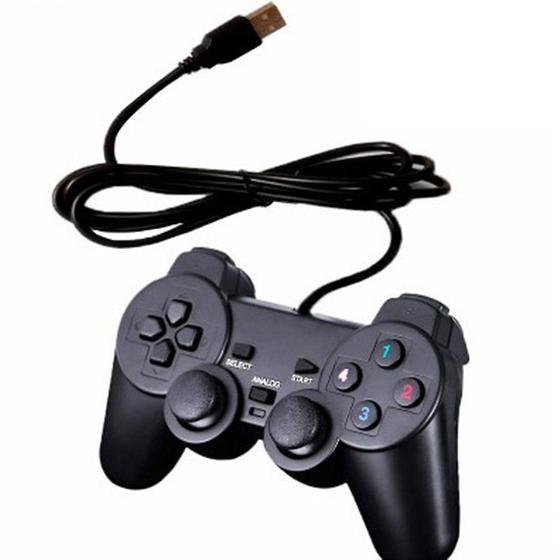 Imagem de Controlador USB com fio pc gamepad para pc laptop controlador de jogos para pc computador para Windows