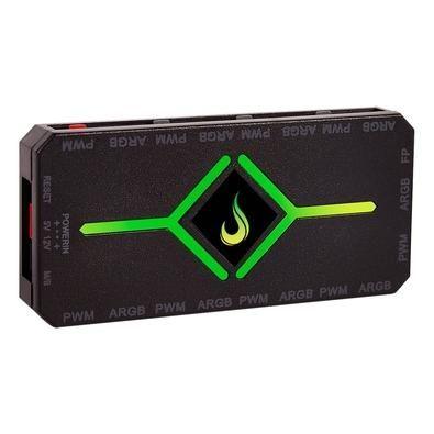 Imagem de Controladora Gamer Para Cooler Rise Mode ARGB 3P 5V Hub e PWM - RM-COPW-ARGB