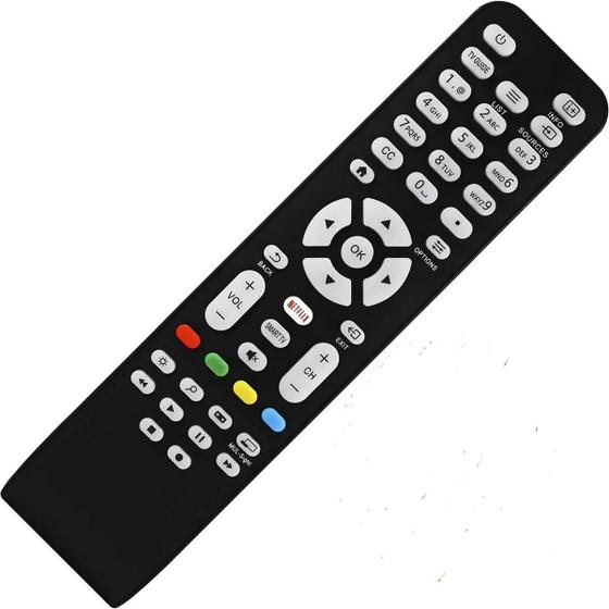 Imagem de Controle Aoc Tv Smart Led Botão Netflix Compatível