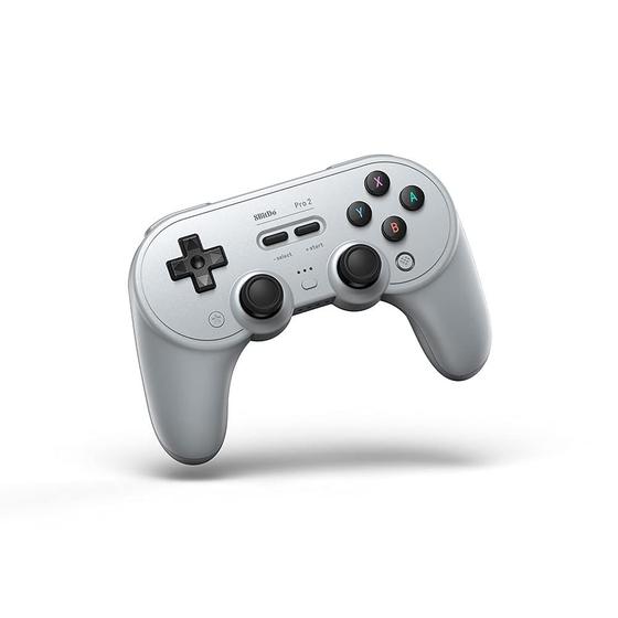 Imagem de Controle Bluetooth 8Bitdo Pro 2 - Joystick com Efeito Hall - Cinza