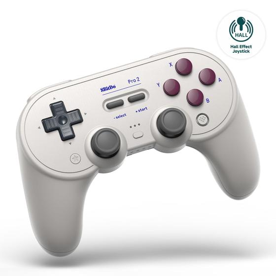Imagem de Controle Bluetooth 8BitDo Pro 2 para Switch e PC - Compatível com Jogos Clássicos