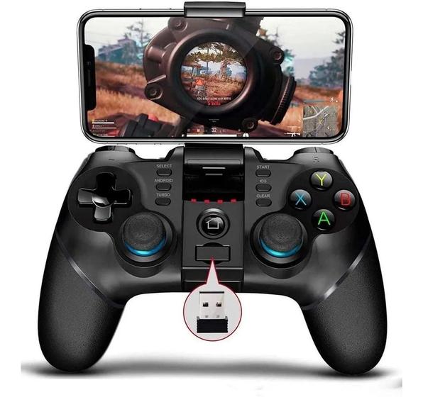 Imagem de Controle Celular Wireless Bluetooth Joystick PC Computador Gamepad Sem Fio Ipega PG-9076