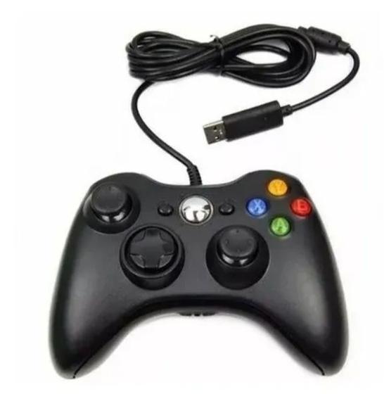 Controle Com Fio 360 Game Joystick Pc 2 Em 1 Menor preço em Controle Com Fio 360 Game Joystick Pc 2 Em 1