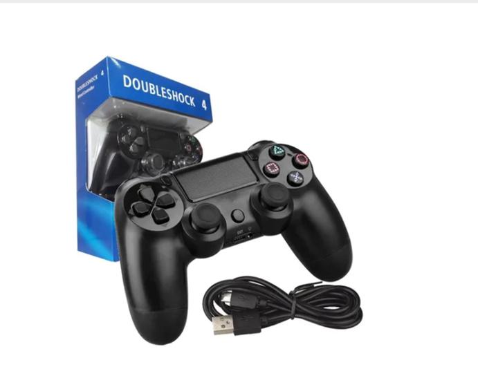 Controle Com Fio Compativel PS4 PC Gamer DoubleShock Menor preço em Controle Com Fio Compativel PS4 PC Gamer DoubleShock