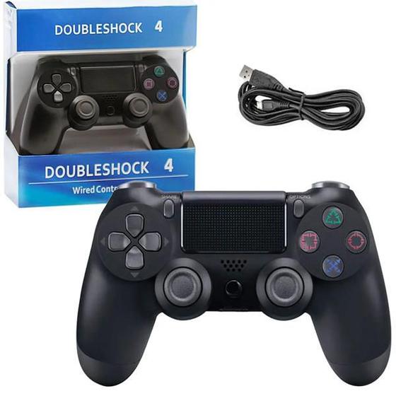 Controle Com Fio Para Ps4 Joystick Wired Compatível Com PS4 Menor preço em Controle Com Fio Para Ps4 Joystick Wired Compatível Com PS4