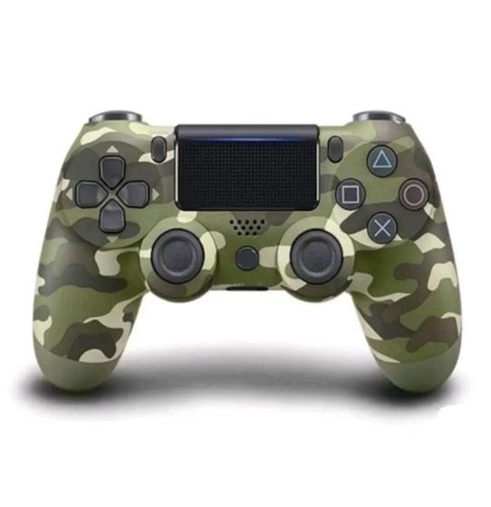 Imagem de Controle Com fio para Ps4 PC Compatível Camuflado Verde