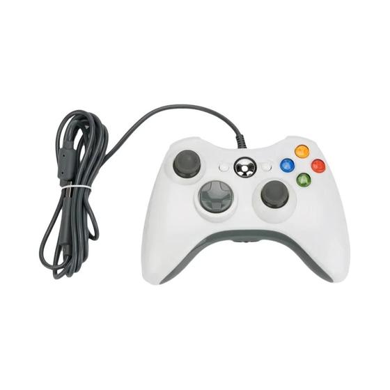 Imagem de Controle com Fio para Xbox 360 - Compatível com PC e Steam