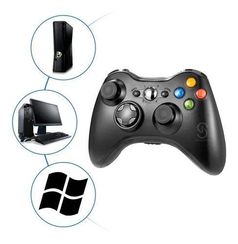 Imagem de Controle compativel com 360 Joystick Wireless Sem Fio Video Game Slim