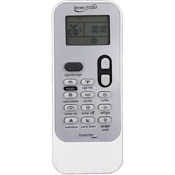 Imagem de Controle Compatível Com Ar Consul Bem Estar Inverter