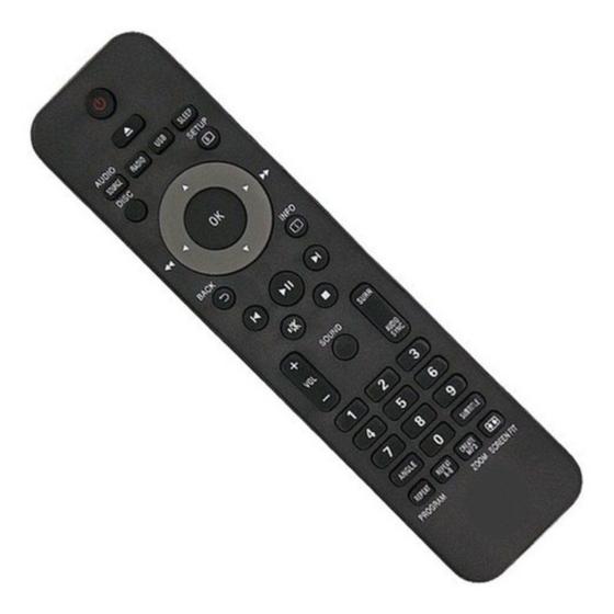 Imagem de Controle Compatível Com Home Theater Philips HTS3593 HTS3154