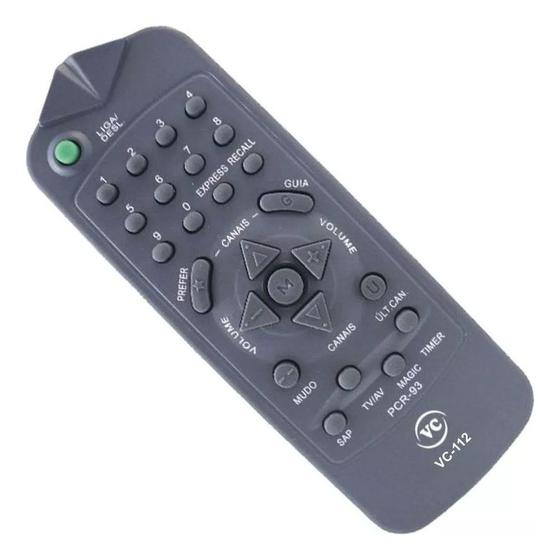 Imagem de Controle Compatível Com Tv Philco Tp1454 Tp14u56 Tp14v56