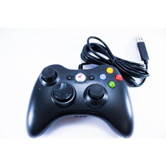 Imagem de Controle Compatível com XBOX 360 com Fio Gamer