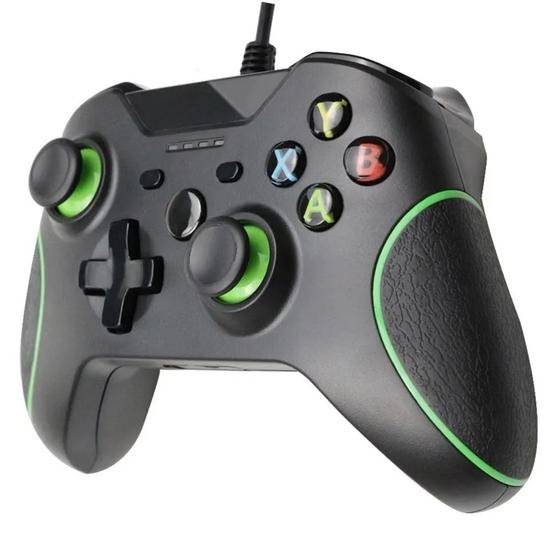 Imagem de Controle Compatível com Xbox One Series S e X Pc Notebook Com Fio- Alta Precisão e conforto
