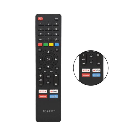 Imagem de Controle Compatível Multilaser Smart Tv Tl012 11 30 Tl035 20