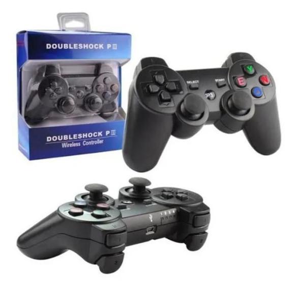 Imagem de Controle Compatível Ps3 Wired Com Fio Doubleshock 3