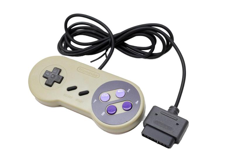 Imagem de Controle Compatível Super Nes Snes Sns-102 Com Caixa Mario