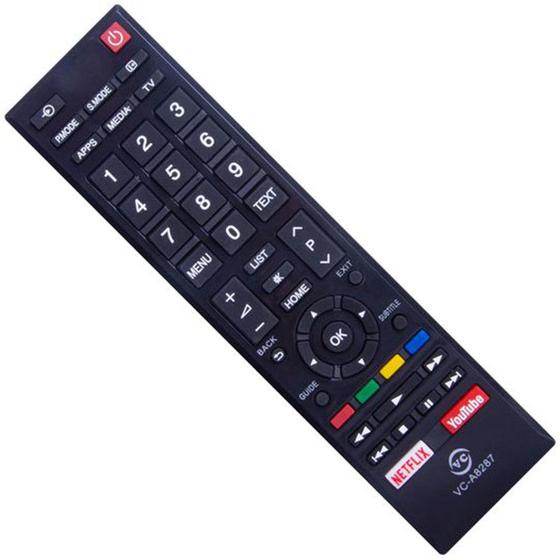 Imagem de Controle Compativel Tv Led Toshiba Philco VC-A8287