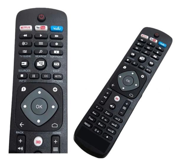 Imagem de Controle Compatível Tv Philips Smart 4k 32pfl3507d/78