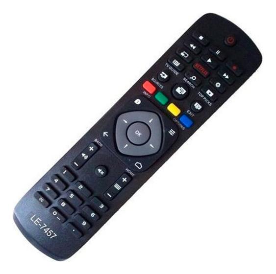 Imagem de Controle Compatível Tv Philips Smart Netflix 55pug6700/78