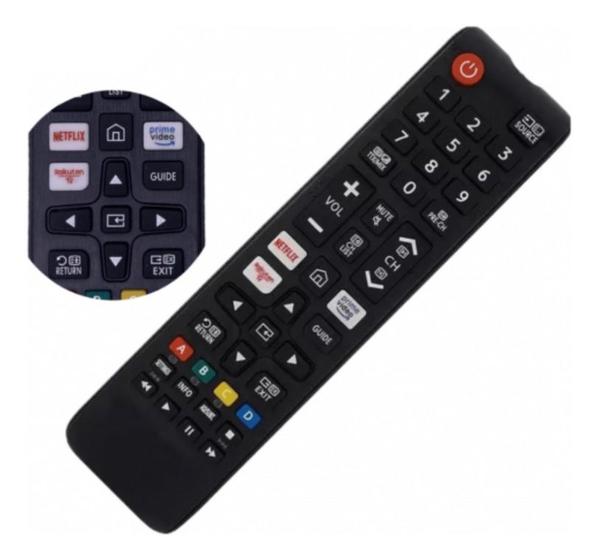 Imagem de Controle Compatível Tv Samsung Ue55ru7179u Ue55ru7300k