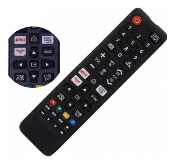 Imagem de Controle Compatível Tv Samsung Ue65ru7175u Ue65ru7179u