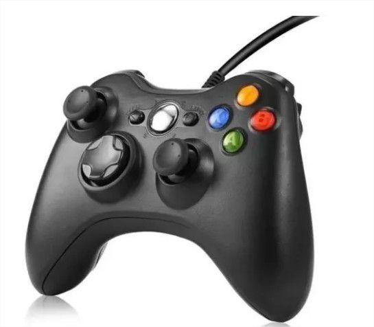 Imagem de Controle Compatível Xbox 360 Pc Com Fio Joystick - Besbon