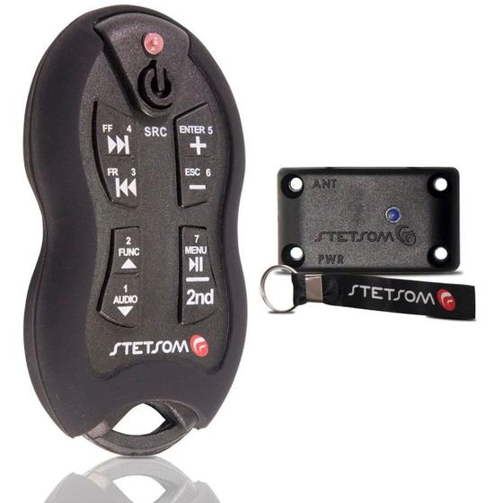 Imagem de Controle De Longa Distância Stetsom Sx2 Preto Alcance 500m