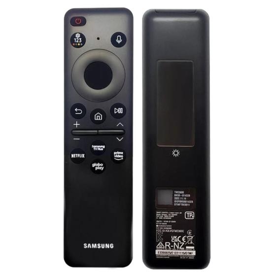 Imagem de Controle de TV Remoto Samsung Solar Bu8000 Original carregamento solar e USB-C modelo UN55BU8000GXZD BN59-01386E