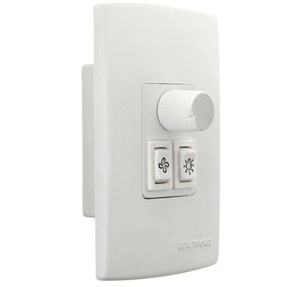 Controle de ventilador e Lampada Qualitronix Mod Qv371 Controle de