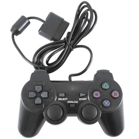 Imagem de Controle Dualshock 2 Ps2 Slim Joystick Preto