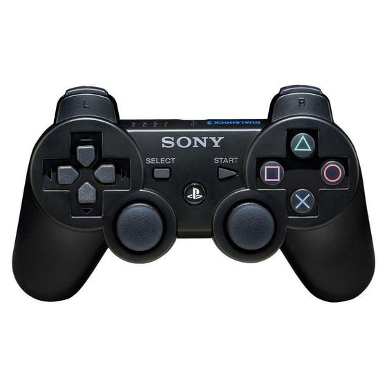Controle DualShock 3 Wireless Ps3 Sony Oficial - Preto Menor preço em Controle DualShock 3 Wireless Ps3 Sony Oficial - Preto