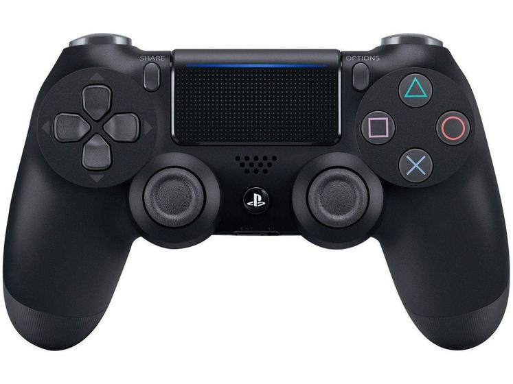 Imagem de Controle Dualshock 4 Preto Sem Fio Manete para PS4 e PC Sem Fio Dualshock 4 Sony - Preto