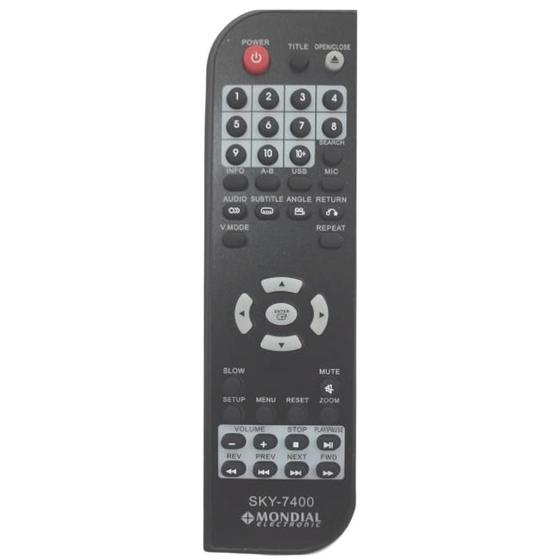 Imagem de Controle Dvd Mondial D-03 / D-05 Sky-7400