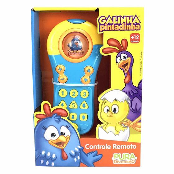 Imagem de Controle Infantil com Sons - Galinha Pintadinha - Controle Remoto - Yes Toys