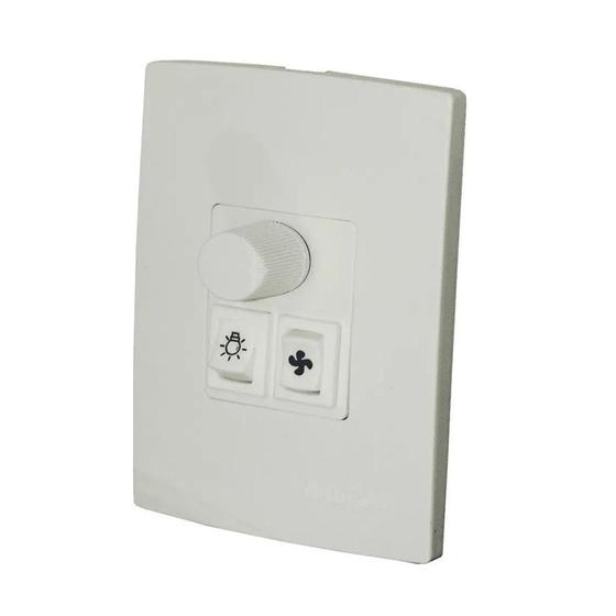 Controle Interruptor Ventilador Teto E Lâmpada Parede Dimmer