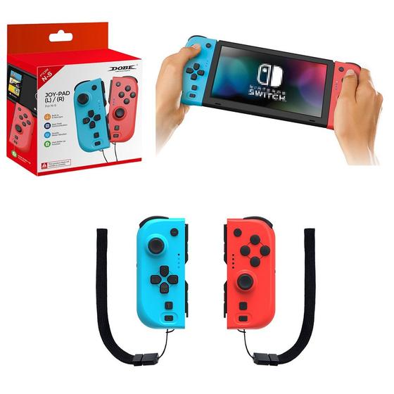 Imagem de Controle Joy-con Turbo Para Nintendo Switch e Switch Oled Com NFC Azul e Vermelho