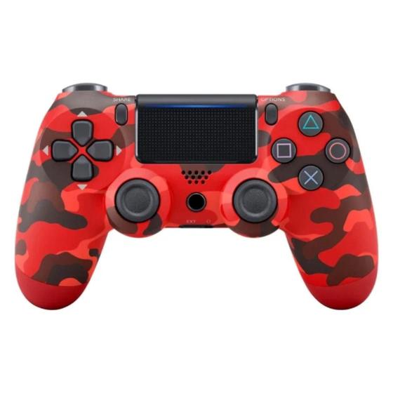 Imagem de Controle Joystick Bluetooth Compatível PC Sem Fio Gamer Celular Camuflado