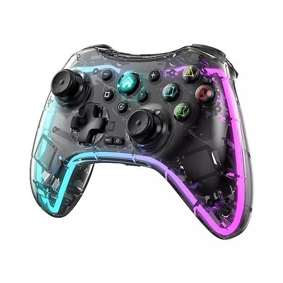 Imagem de Controle Joystick Bluetooth RGB Switch Android Ios Pc LH-3 LEHUAI