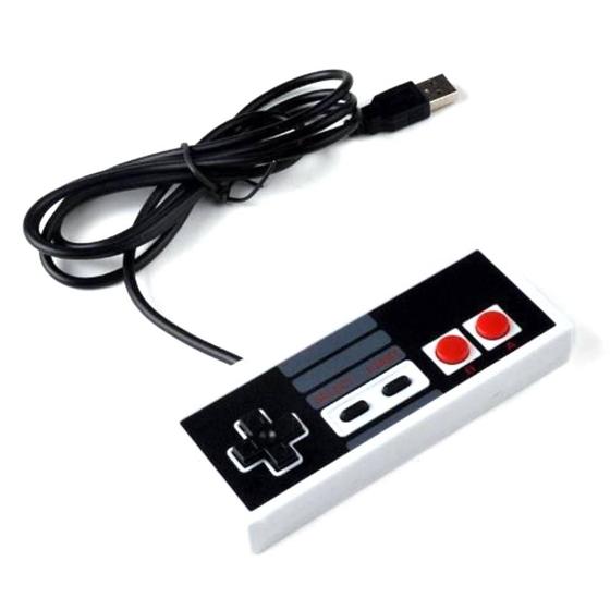 Imagem de Controle Joystick Compatível Nintendinho Nes Usb Pc Retro