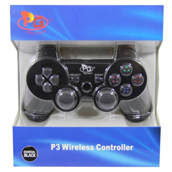 Imagem de Controle Joystick Compatível PS3 Play Game Preto