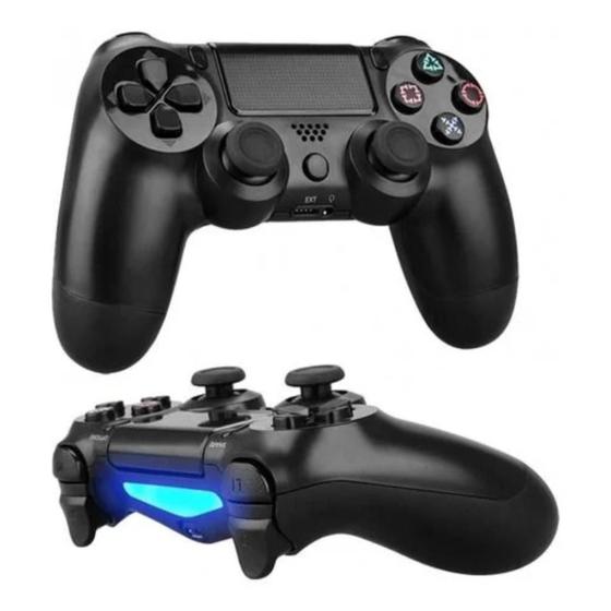Controle Joystick Compatível Ps4 Sem Fio Recarregavel Bluetooth Pc Computador Notebook Menor preço em Controle Joystick Compatível Ps4 Sem Fio Recarregavel Bluetooth Pc Computador Notebook